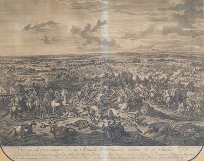 Bitva u Oudenaarde 11. července 1708 od Jan van Huchtenburgh