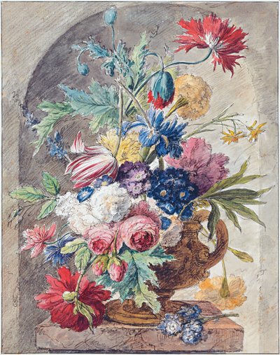 Květinové zátiší, kolem roku 1734 od Jan van Huysum