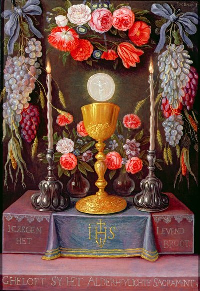 Eucharistie od Jan van Kessel the Elder