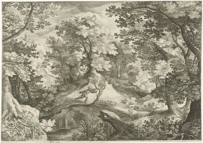 Krajina s Apollónem a Daphne od Jan van Londerseel