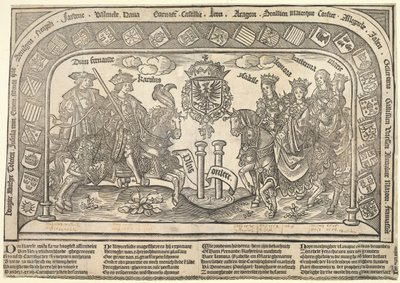 Šest dětí Filipa Sličného: Eleonora Kastilská, Karel V., Isabella Rakouská, Ferdinand I., Marie a Kateřina, c. 1523 od Jan van Nieulandt