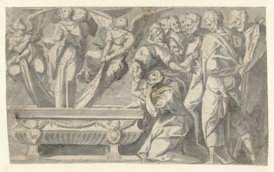 Nanebevzetí Marie od Jan van Scorel (circle of)