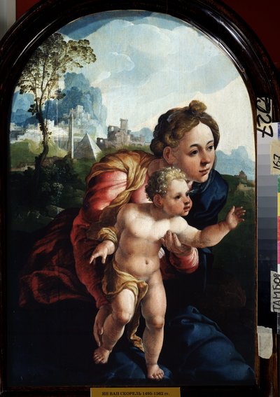 Panna a dítě, 1530 od Jan van Scorel