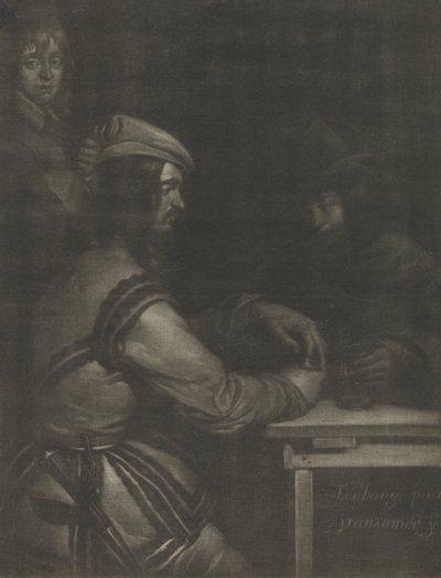 Scéna v hostinci od Jan van Somer