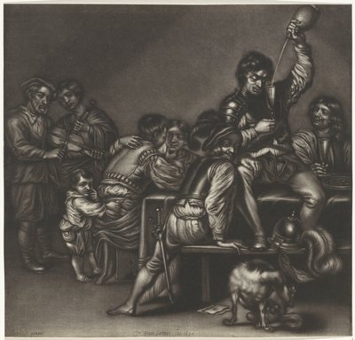Šťastná společnost od Jan van Somer