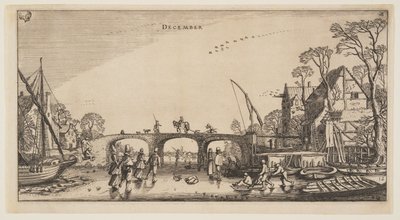 Prosinec, z knihy Dvanáct měsíců v roce od Jan van de Velde II
