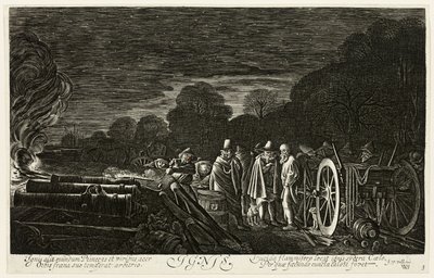Oheň, čtvrtá deska ze Čtyř živlů od Jan van de Velde II