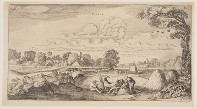 Červenec, z knihy Dvanáct měsíců v roce od Jan van de Velde II