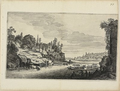 Říční krajina od Jan van de Velde II