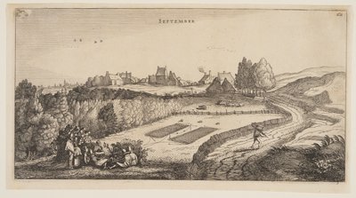 Září, z knihy Dvanáct měsíců v roce od Jan van de Velde II