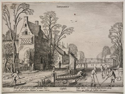 Dvanáct měsíců: leden od Jan van de Velde II