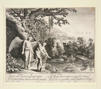Tobias vidí Rybu, z Příběhu Tobiáše od Jan van de Velde II