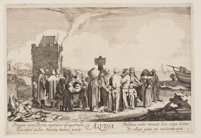 Voda, z knihy Čtyři živly od Jan van de Velde II