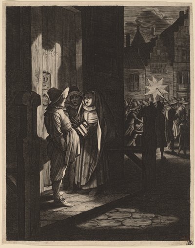 Hvězda králů, noční díl od Jan van de Velde II after Pieter Molijn