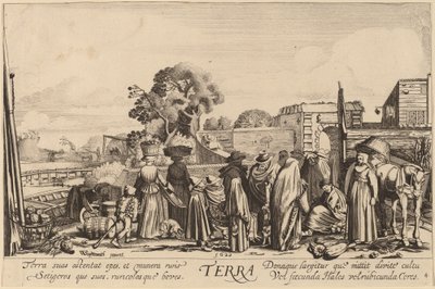 Země od Jan van de Velde II after Willem Buytewech