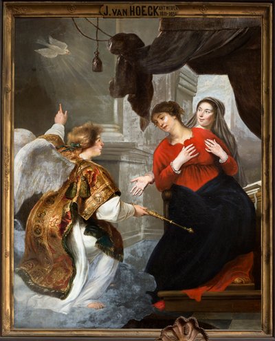 Farní kostel (Farní kostel Panny Marie). Interiér. malování. od Jan van den Hoecke
