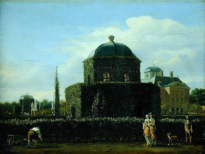 Pavilon Boschova domu, rezidence správce města Gravenhage od Jan van der Heyden