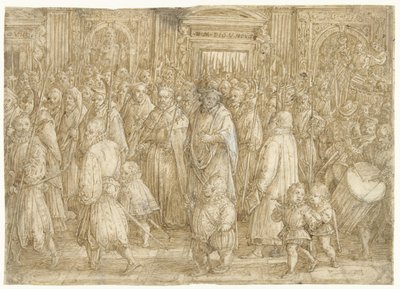 Návrat velkovévody Cosima I. Toskánského do jeho paláce od Jan van der Straet