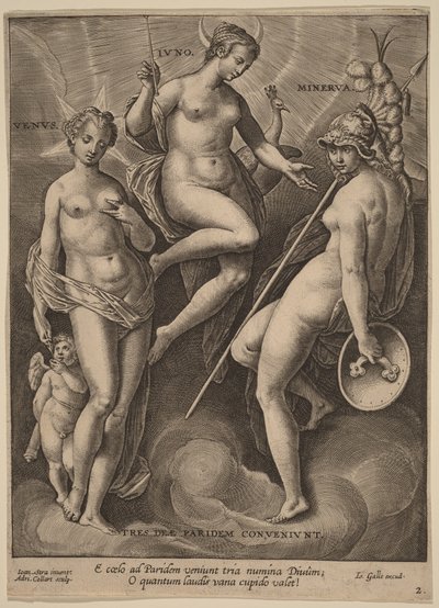 Venuše, Juno a Minerva od Jan van der Straet