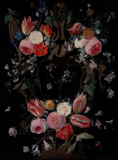 Věnec Květin od Jan van the Elder Kessel