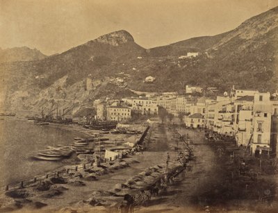 Salerno z okna hotelu od Jane Martha St. John