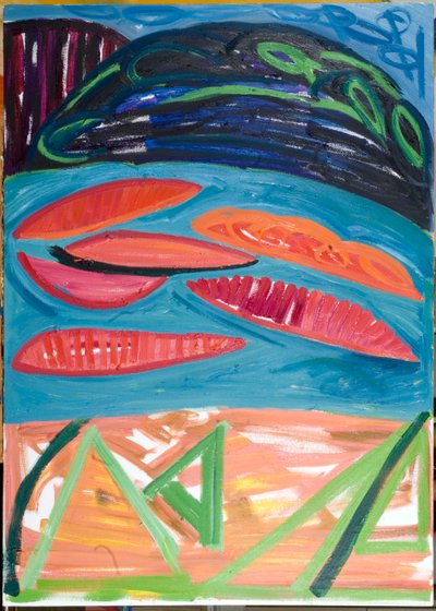 Jsme pouze neporažení (II), 2007 (olej na plátně) od Janet McKenzie