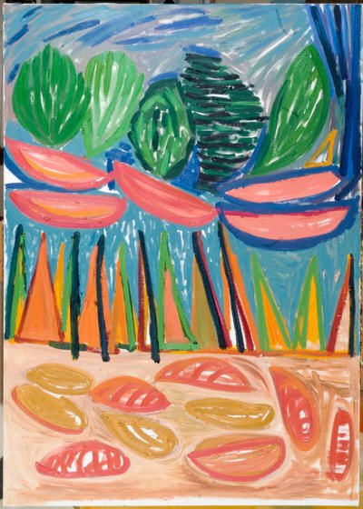 Jsme pouze neporažení (i), 2007 (olej na plátně) od Janet McKenzie