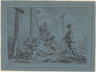 Oplakávání (STANICE XIII) od Januarius Zick