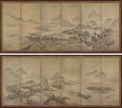 Měsíční krajina od Japan, Muromachi period