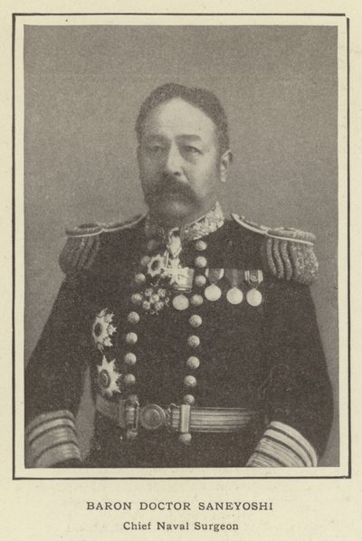 Baron Doctor Saneyoshi, hlavní námořní chirurg od Japanese Photographer