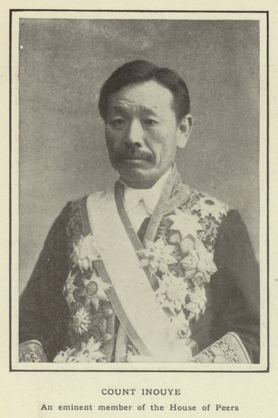 Hrabě Inouye, významný člen Sněmovny vrstevníků od Japanese Photographer