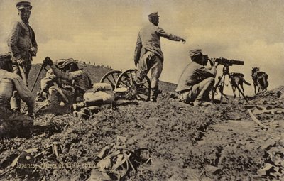 Japonští důstojníci v bitvě u Liao-jangu od Japanese Photographer