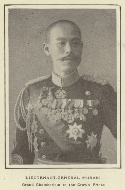 Generálporučík Muraki, velký komorník korunního prince od Japanese Photographer