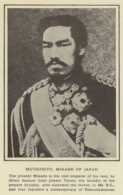 Mutsuhito, Mikado of Japan od Japanese Photographer