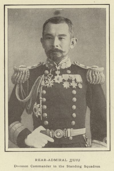 Kontraadmirál Jjuiu, velitel divize ve stálé eskadře od Japanese Photographer