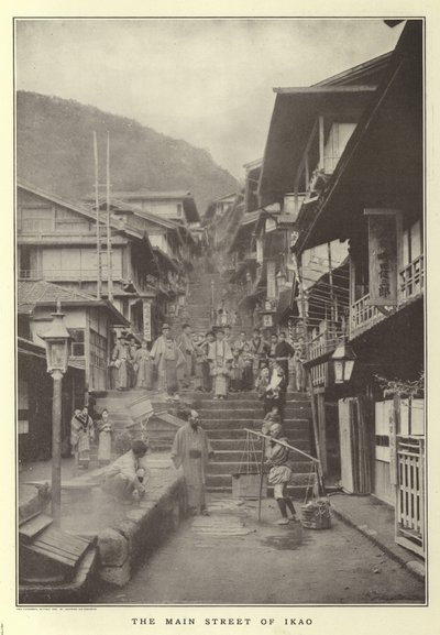 Hlavní ulice Ikao od Japanese Photographer