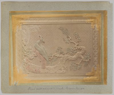 Nástěnný panel Tōshō-gū, Nikko, Japonsko (ručně kolorovaná černobílá fotografie) od Japanese Photographer