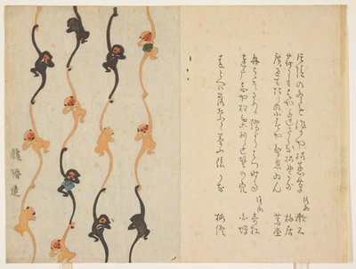 (Monke ys), 1836 od Matsukawa Ryu_Chin od Japanese School