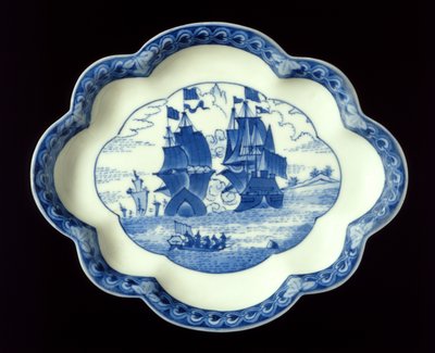 Miska Arita, podle nizozemské předlohy, konec 17. století (porcelán) od Japanese School
