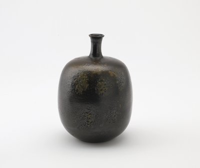 Láhev, Imbe, prefektura Okayama, období Edo, 18.–19. století (keramika) od Japanese School