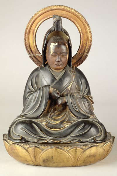 buddhistický opat (lakované dřevo) od Japanese School