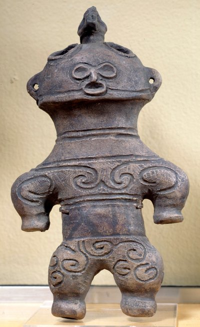 Soška dogu Japonsko, výška 20 cm, neolit, období Jomon od Japanese School