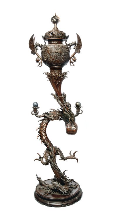 Koro, období Meidži, konec 19. století (bronz) od Japanese School