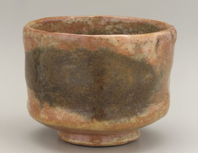Nízká válcová čajová mísa, Kjóto, Kyoto-fu, období Edo, první polovina 19. století (keramika) od Japanese School