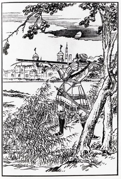 Napoleon bude zabit vrahy (woodblock) od Japanese School