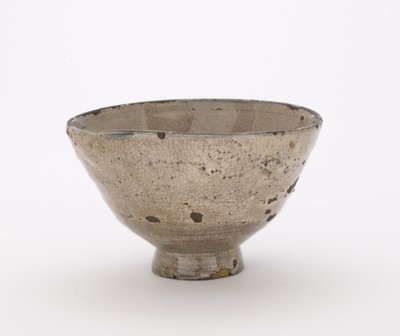 Čajová miska, možná Hagi nádobí, Čajová miska (chawan) od Japanese School