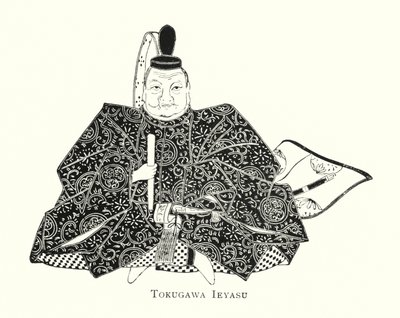 Iejasu Tokugawa od Japanese School