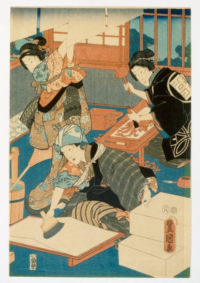 Výroba dřevorytu od Japanese School