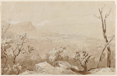 Pohled z Lysé hory, Orange County, N. Y. od Jasper Francis Cropsey