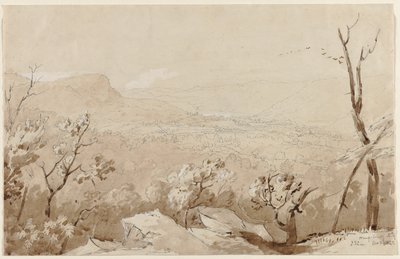 Pohled z Bald Mountain, Orange County, NY, 1843. od Jasper Francis Cropsey